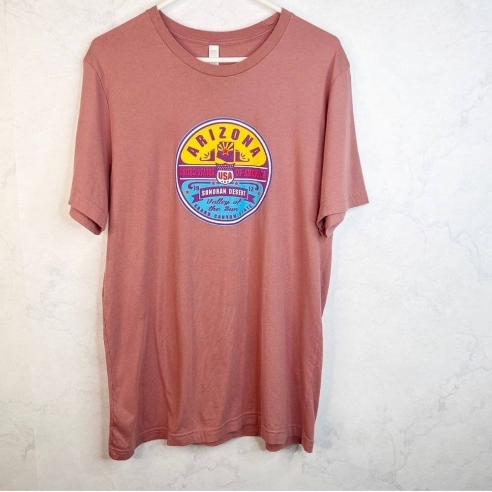 Arizona Jean Company Desert Graphic Women's Short Sleeve Tee - Rose